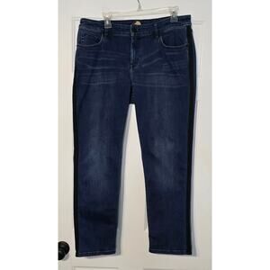 Tommy Bahama Denim Boyfriend Jeans Blue Wash Side Stripe Size 32x29